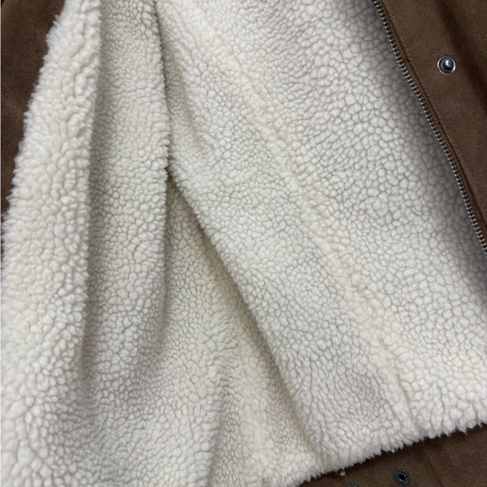 Levi's Tan Sherpa-Lined Jacket S - Picture 6 of 7